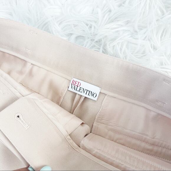 Red Valentino Limited Edition Scallop Detail Cady Tech Crepe Shorts Size 42 IT‎ - Picture 5 of 7